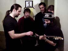 John Petrucci, Mike Portnoy, and Mike's band