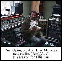 In Jerry Marotta's new studio