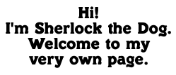 Sherlock's Own Page!