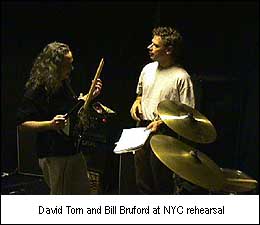 Torn & Bruford at rehearsal