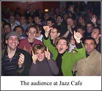 Photo of the audience at Jazz Cafe