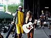 Seal and Joan Jones at overlapping soundchecks